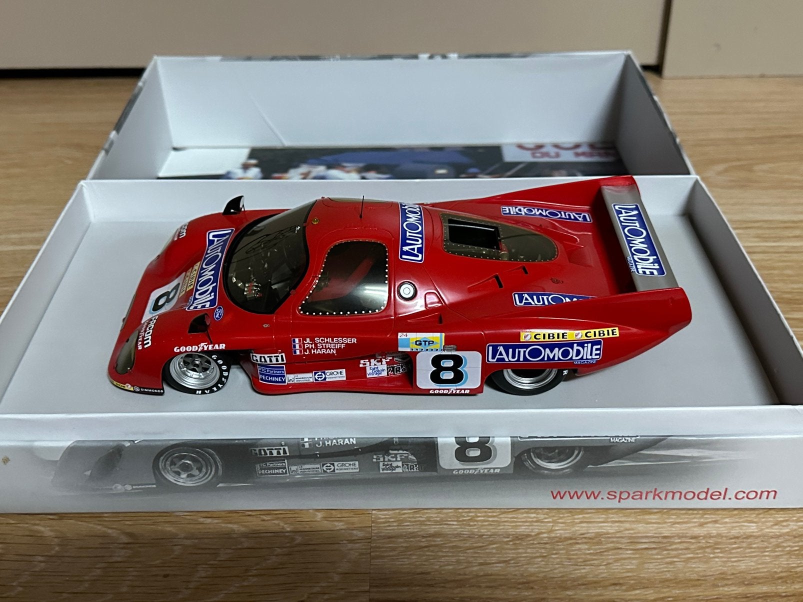 Spark 1:18 Rondeau Le Mans 1981, Ophalen of Verzenden, Zo goed als nieuw, Auto, Overige merken