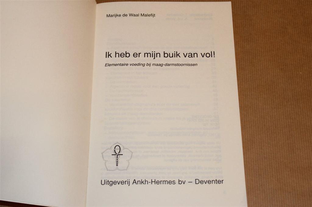 Voeding bij Maag-Darm — Ik Heb Er Mijn Buik Van Vol!, Ophalen of Verzenden, Gelezen