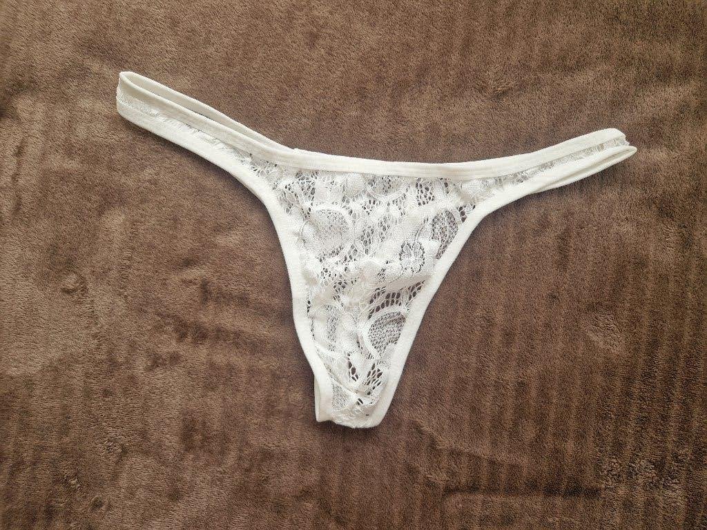 Mooi Heren String  Maat M, Ophalen of Verzenden, Wit, Slip
