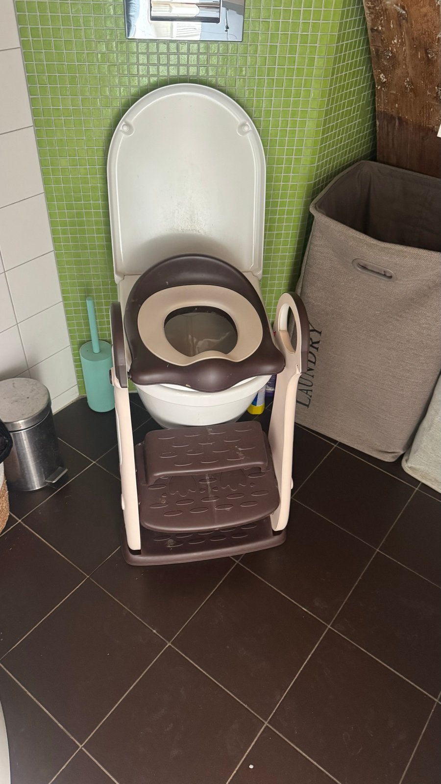 Kinder toiletverkleiner met opstapje owlyshop, Ophalen, Gebruikt
