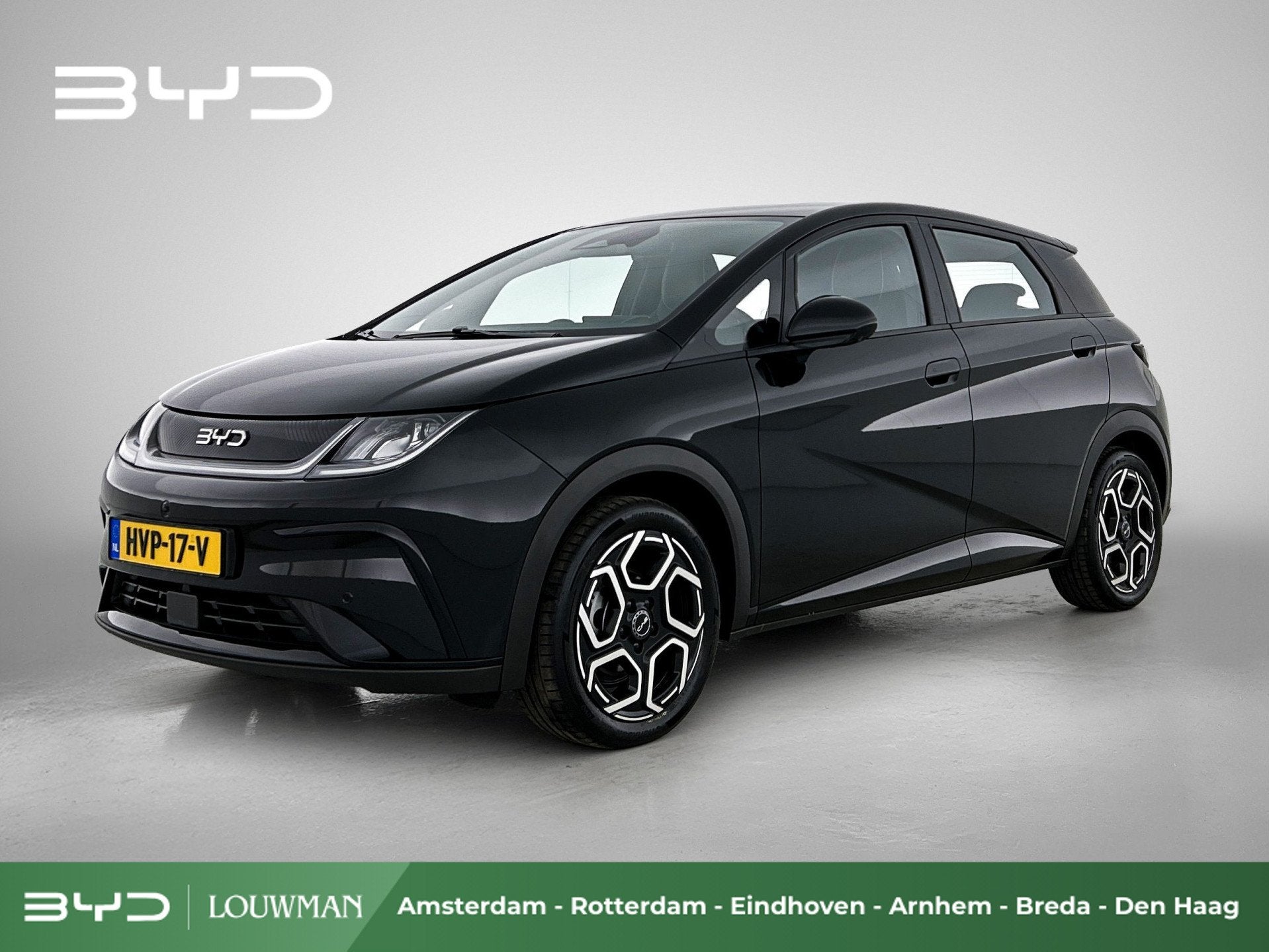 BYD Dolphin Comfort 60.4 kWh | 427 KM WLTP | 3-Fase | Full-L, Dolphin, Gebruikt, Zwart, Zwart
