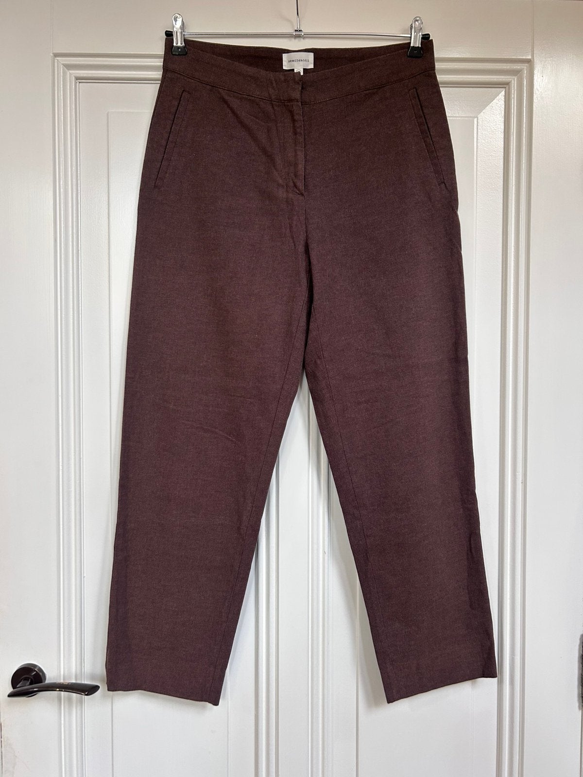 Prachtige bruine pantalon van Armedangels maat L, Maat 38/40 (M), Bruin, Ophalen of Verzenden, Zo goed als nieuw