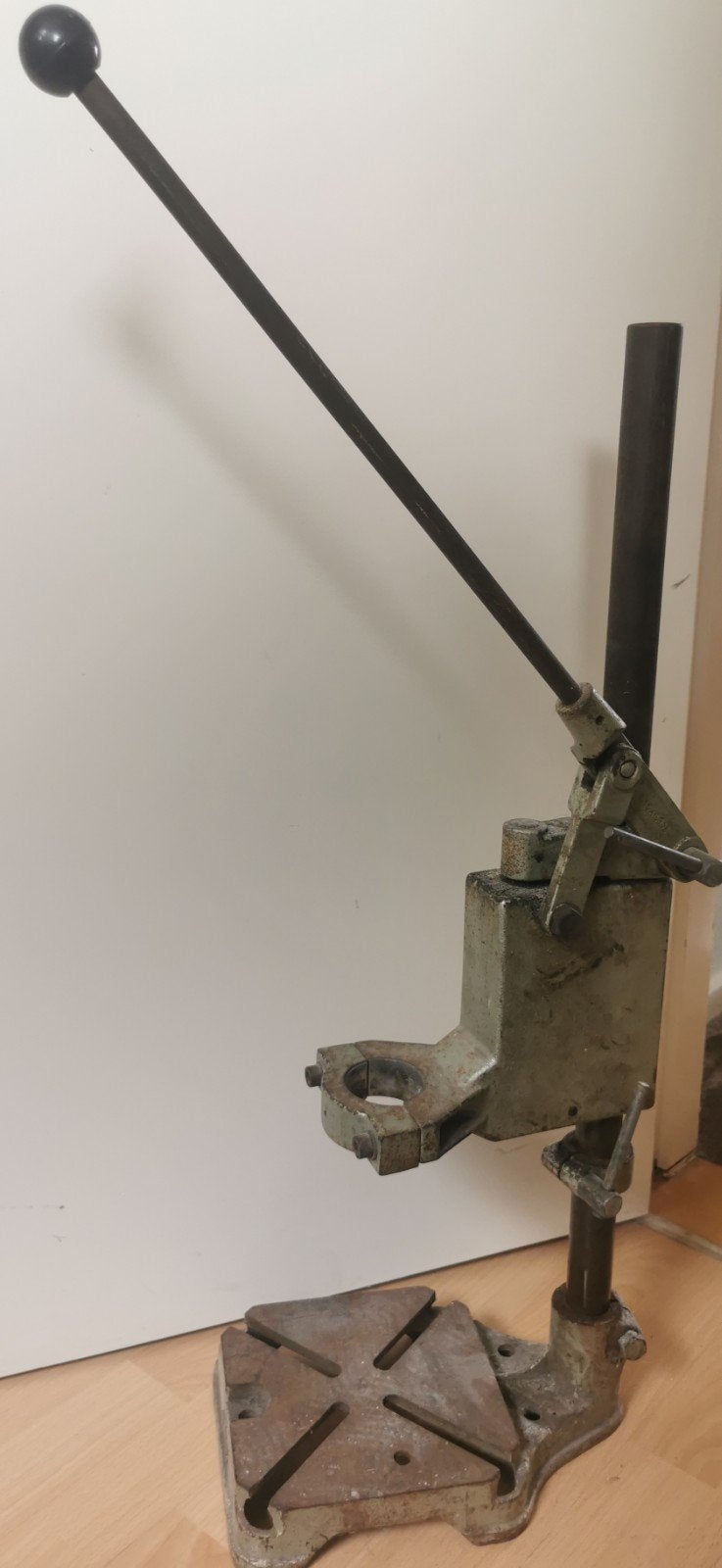 Vintage Kolomboormachine Standaard - Robuust en Functioneel, Doe-het-zelf en Verbouw, Ophalen of Verzenden, Gebruikt, Kolomboormachine