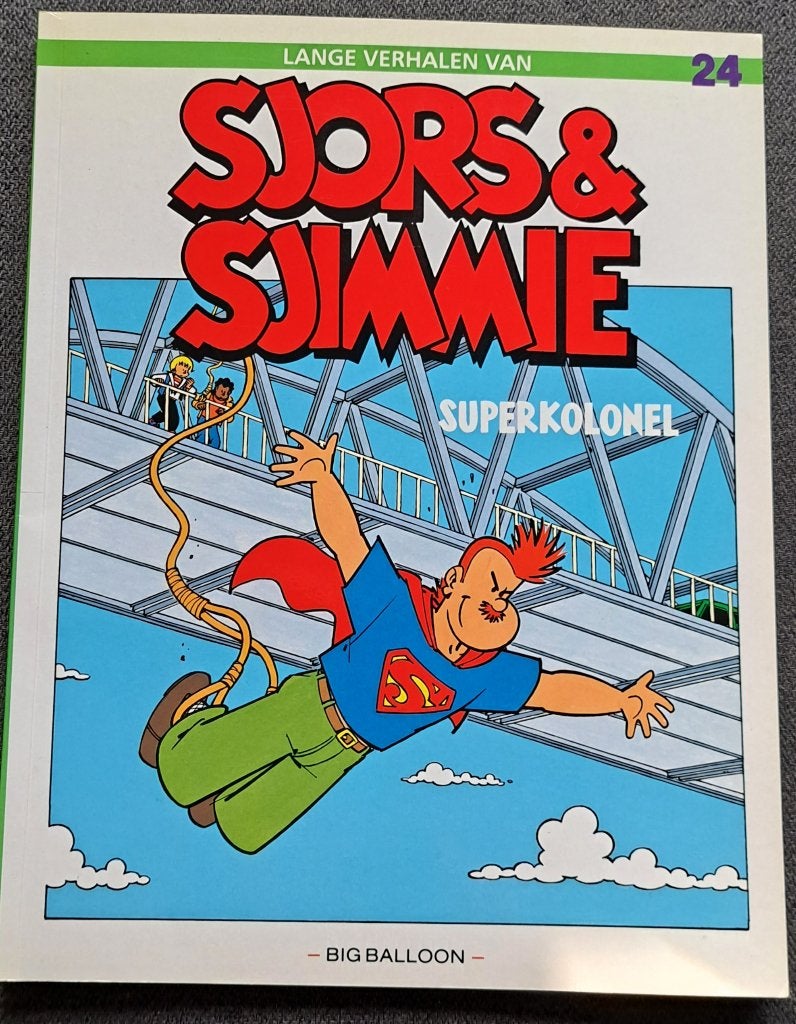 Sjors en Sjimmie Nr. 24 Superkolonel (1991), Eén stripboek, Ophalen of Verzenden, Gelezen