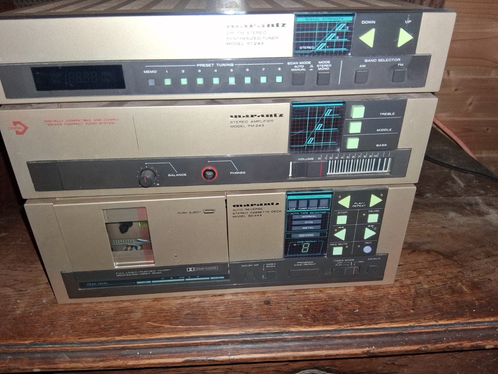 Marantz Stereo Set: Tuner, Versterker, Cassettedeck, Overige merken, Gebruikt, Cassettedeck, Losse componenten