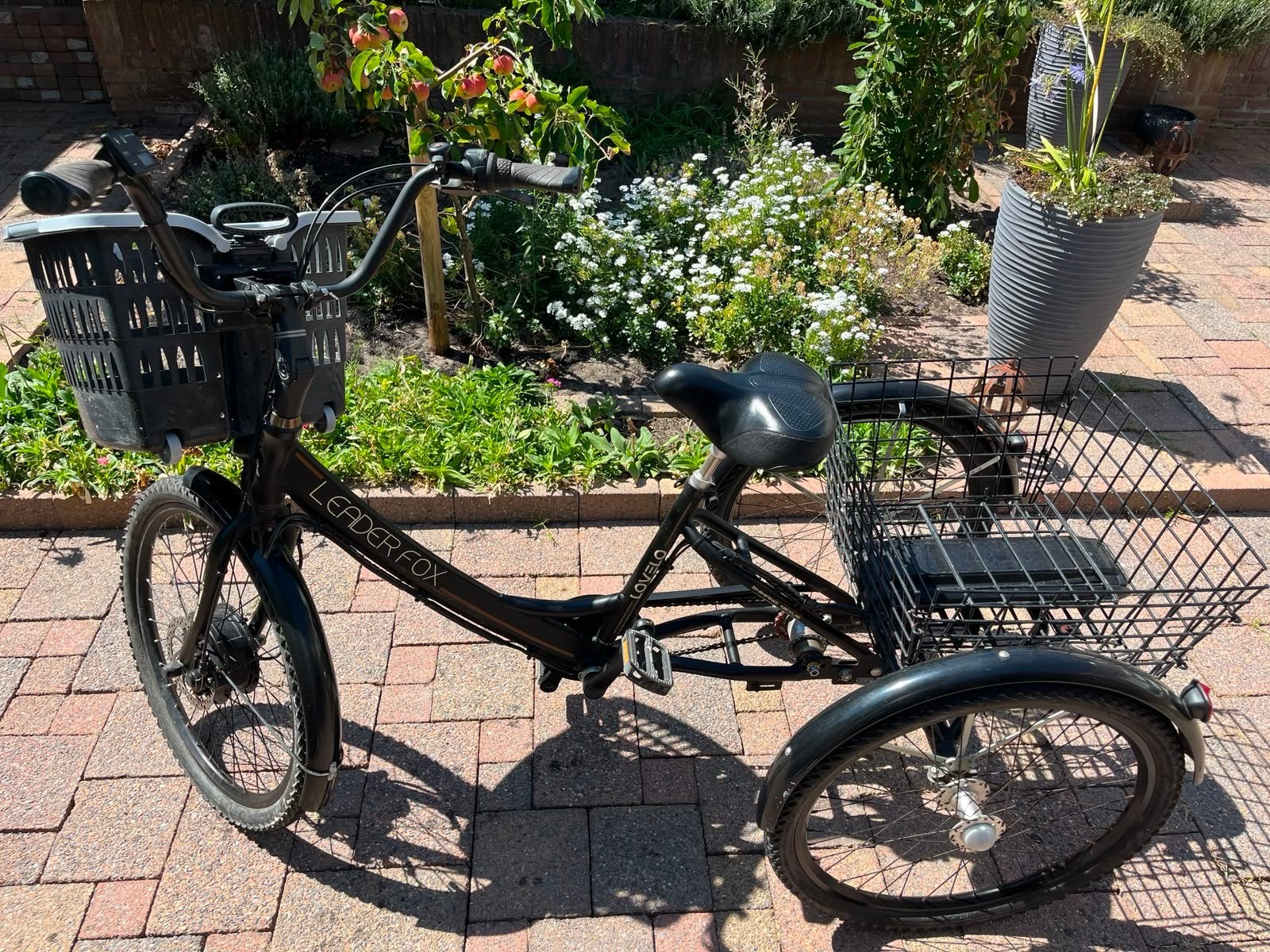 Leader Fox driewieler elektrische fiets met manden, Ophalen, Gebruikt, Leader Fox
