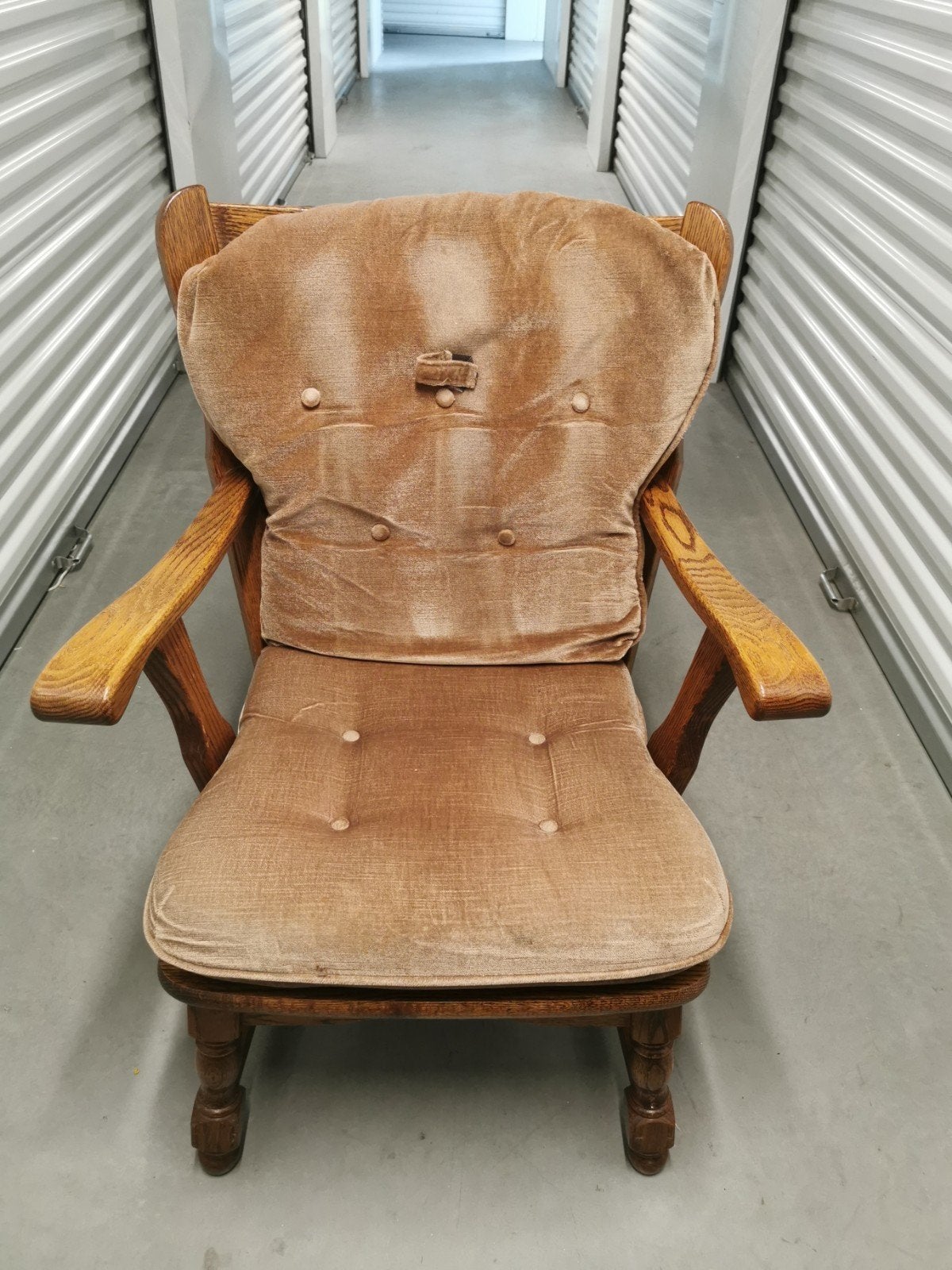Retro stoel fauteuil om op te knappen, Antiek en Kunst, Ophalen of Verzenden