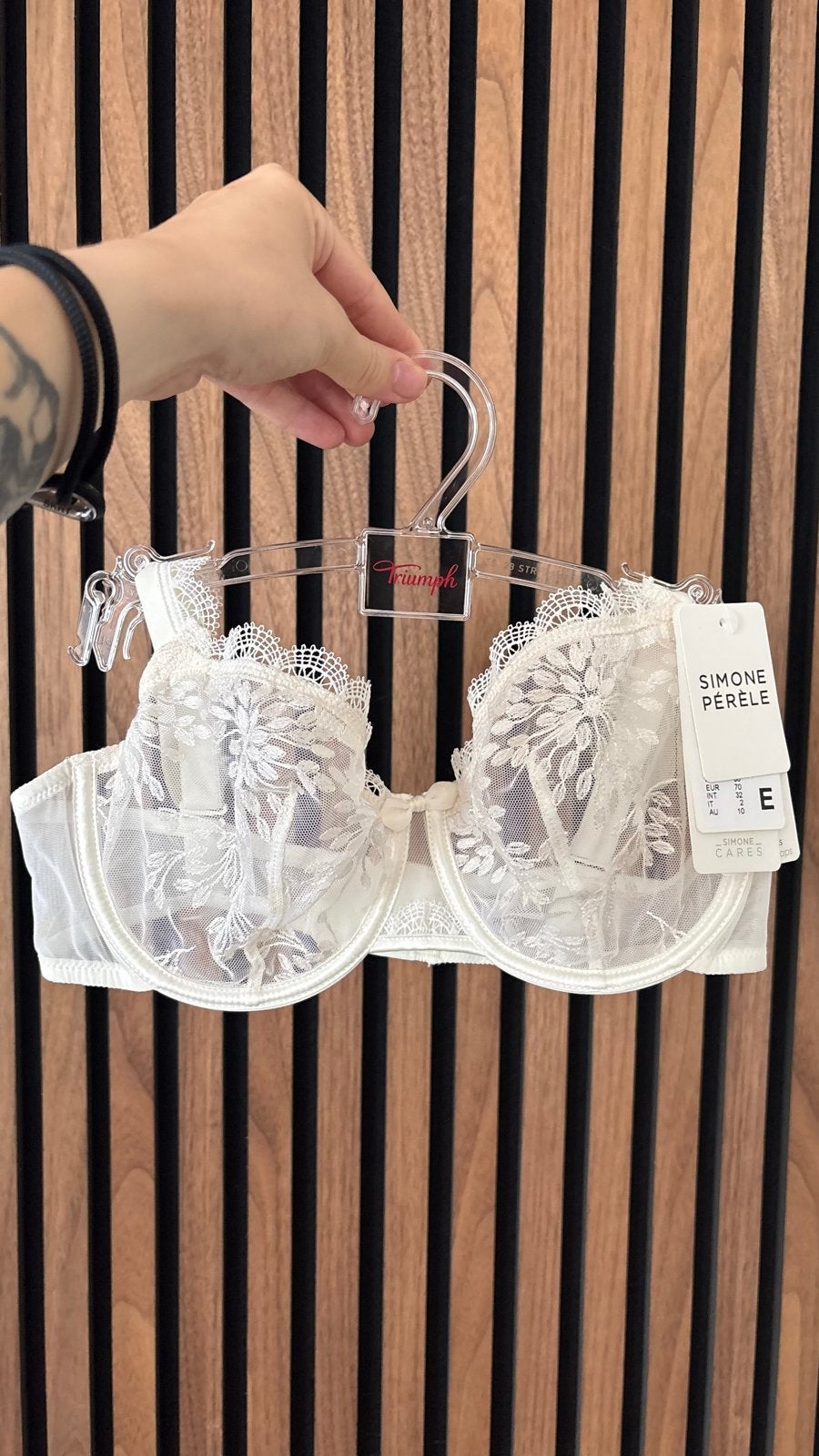 SALE!!! Simone Perele BH 70E - Nieuw met kaartjes, Verzenden, Wit, BH