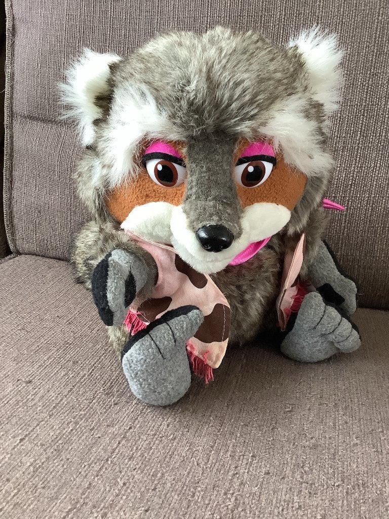 Slagharen knuffel Rosie wasbeer 27 cm  5 euro, Ophalen of Verzenden, Zo goed als nieuw, Overige typen