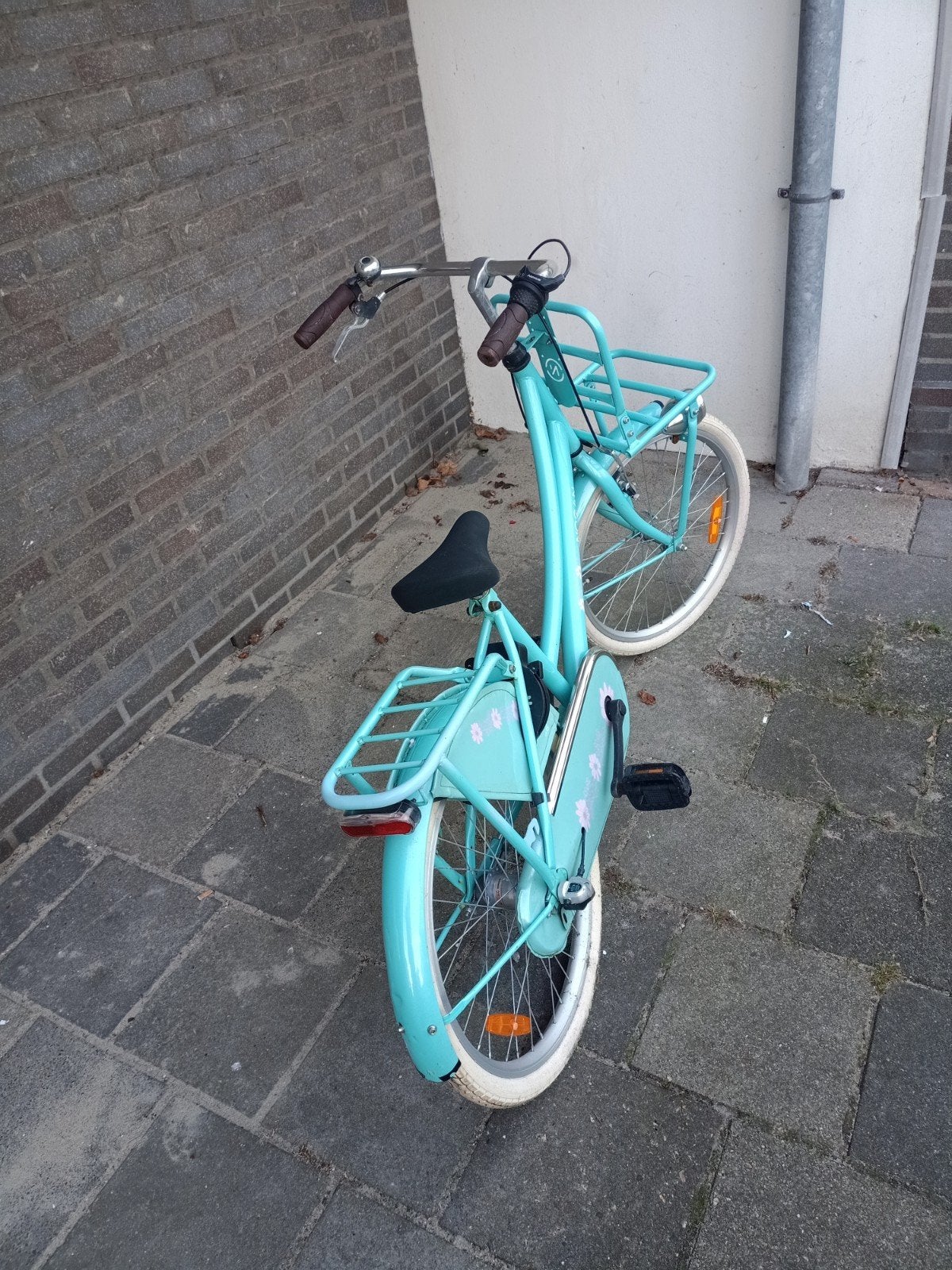 te koop een nogan meisjesfiets 22 inch, Ophalen, Nogan Harley, 22 inch, Gebruikt