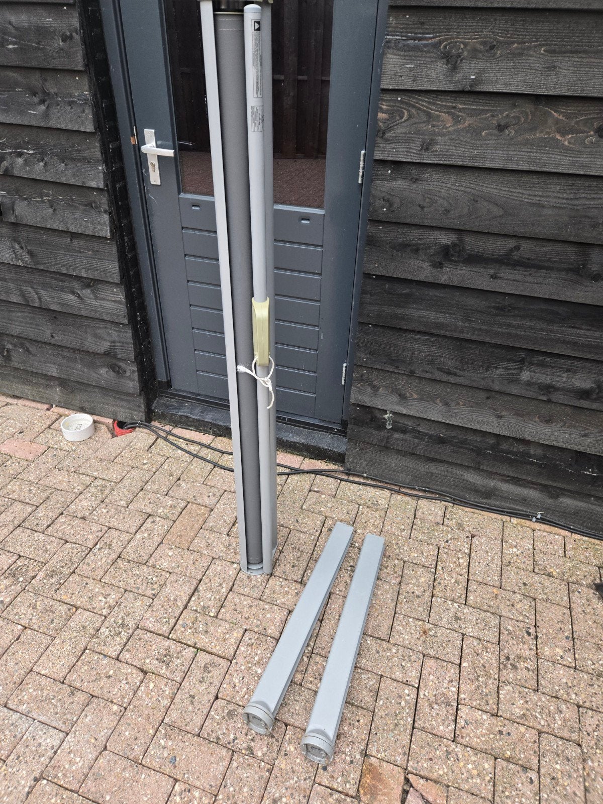 tekoop windscherm, Ophalen of Verzenden, Pvc, Minder dan 2 meter, 80 mm of meer