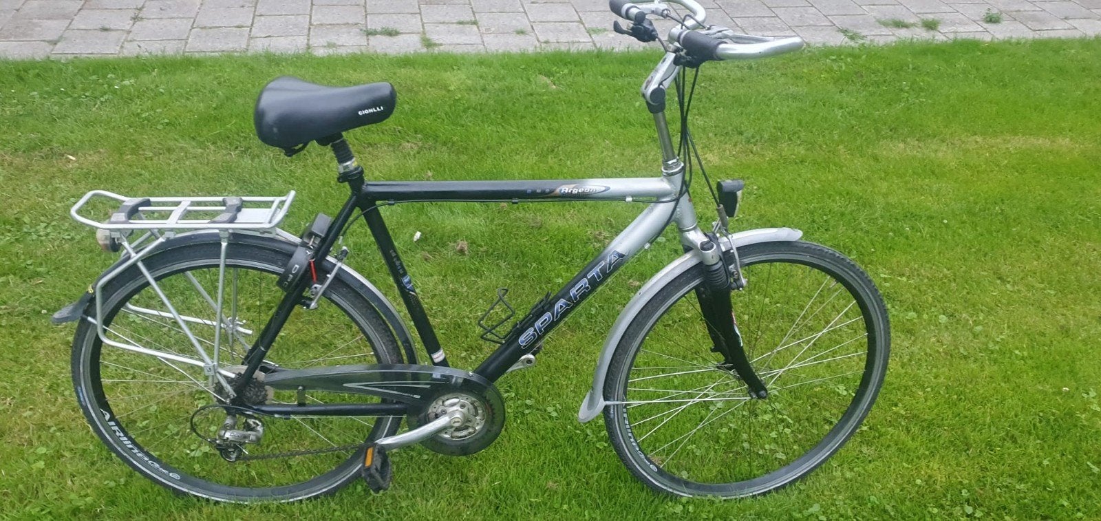 Sparta Argeon Vlinderstuur 3x8V Derailleur Herenfiets 59cm, Ophalen