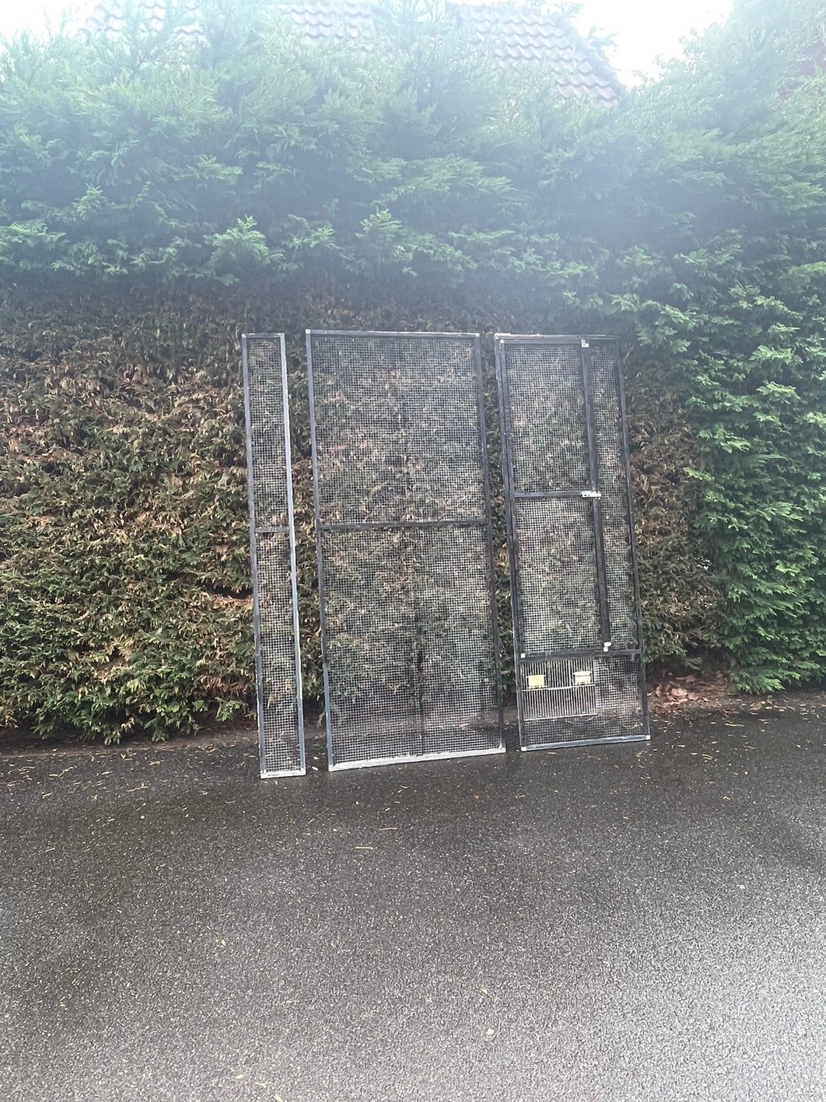 Aluminium panelen binnen afscheiding, Ophalen, Zo goed als nieuw, Aluminium, Volière