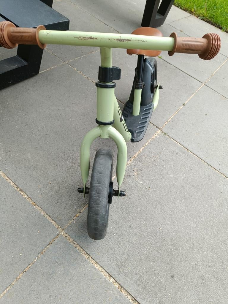 Kinderloopfiets/step - Groen Bandits and angels, Ophalen, Gebruikt, Gewone step