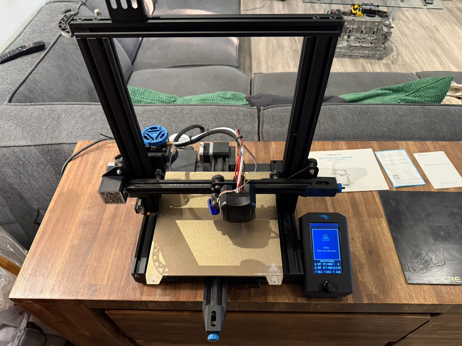 Ender 3 V2 met vele opties, Computers en Software, 3D Printers, Zo goed als nieuw, Ophalen