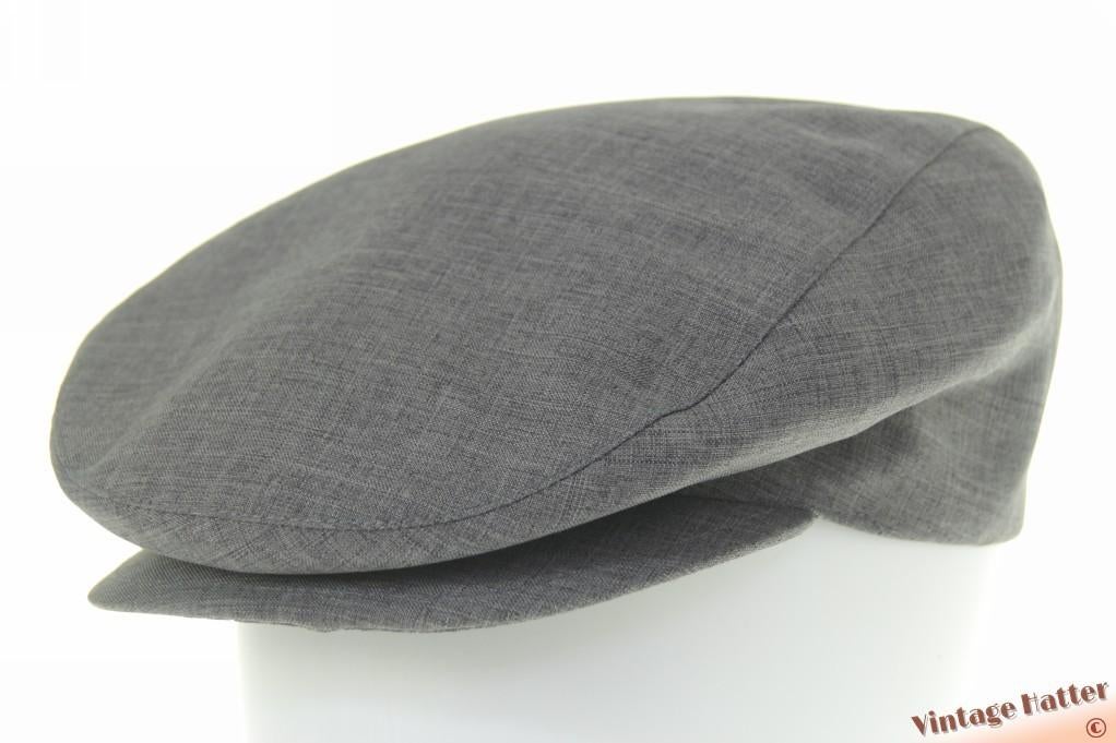 vintage flatcap Platte pet grijs viscose met drukknoop 57, Kleding | Heren, Hoeden en Petten, Gedragen, Pet, 57 cm (M, 7⅛ inch) of minder