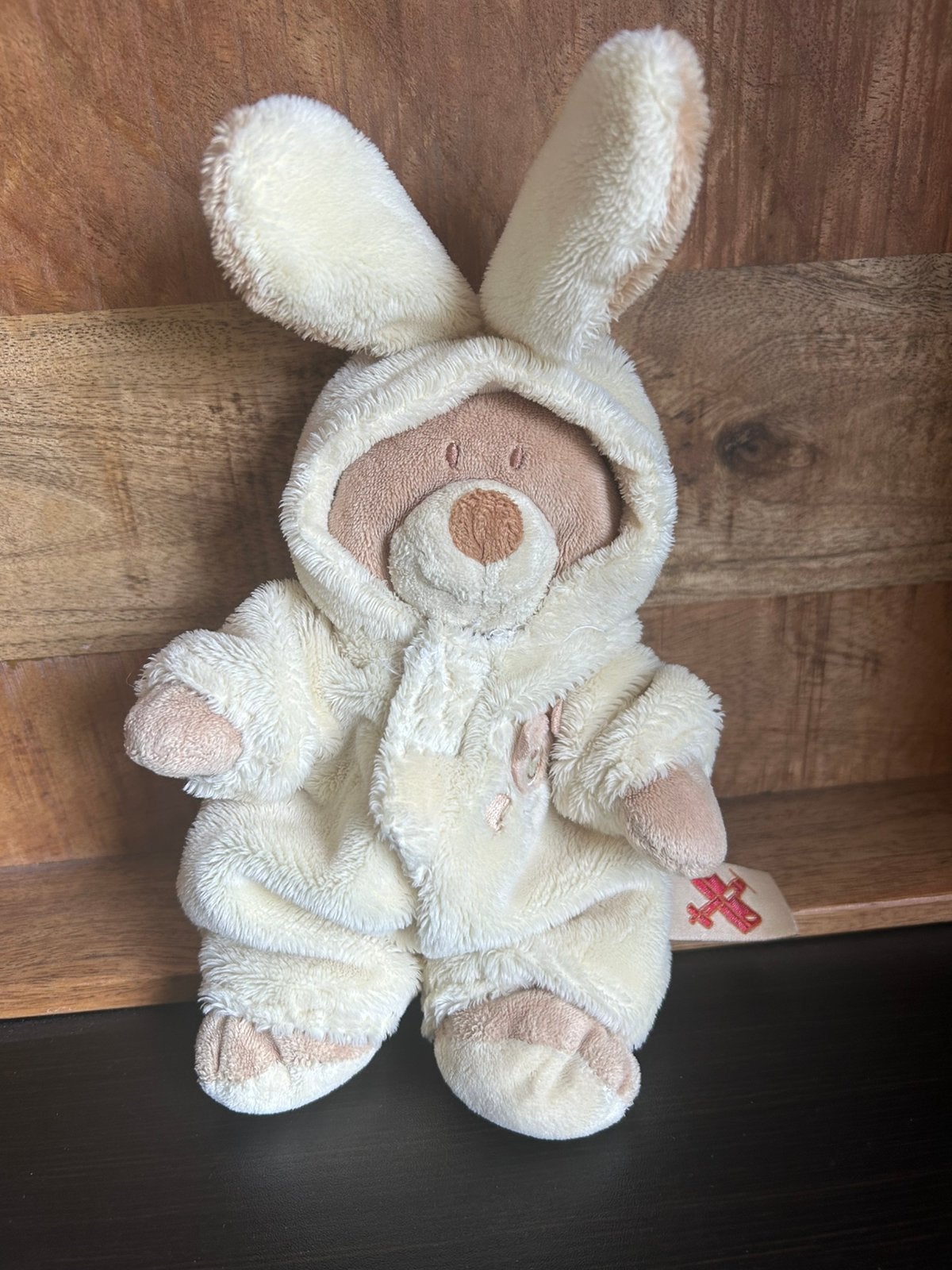 Nicotoy knuffel beer met jasje knuffeltje knuffels, Ophalen of Verzenden, Zo goed als nieuw, Beer