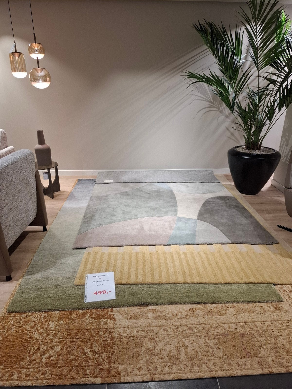 Diverse vloerkleden Montel - Modern, klassiek, gestreept, Ophalen, Crème, 150 tot 200 cm, 200 cm of meer