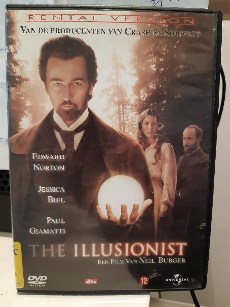 dvd The Illusionist (Z204-72), Cd's en Dvd's, Alle leeftijden, Ophalen of Verzenden, Zo goed als nieuw