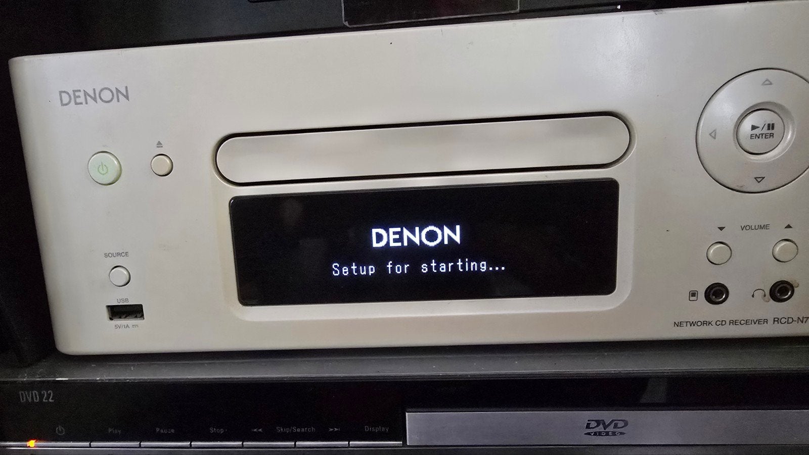 Denon RCD-N7 CEOL Netwerk CD Receiver met afstandsbediening, Ophalen, Gebruikt, Denon, MP3-aansluiting