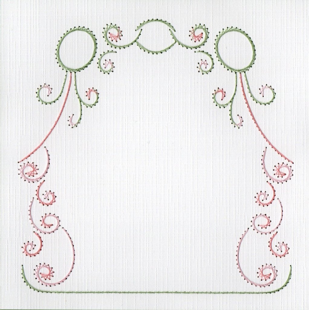 geborduurde oplegkaart nr 26, Ophalen of Verzenden, Nieuw, Overige thema's, Blanco kaart of Basiskaart