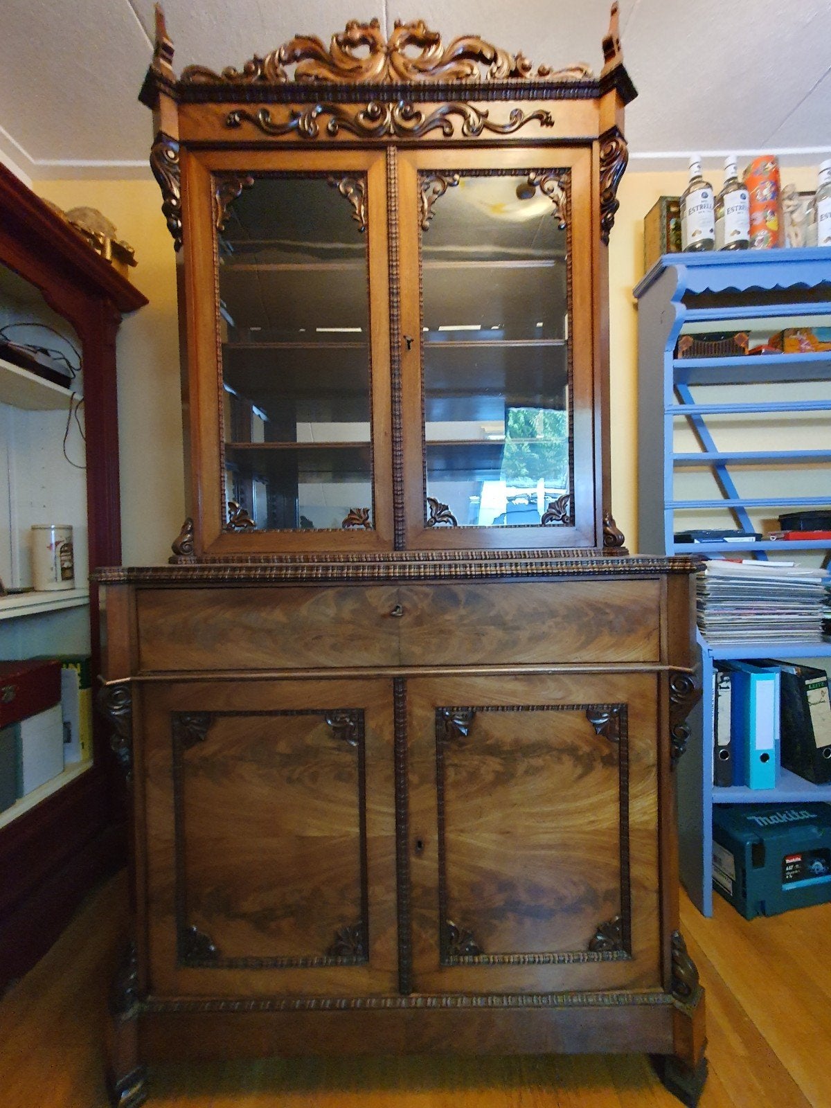 Hollandse bonheur vitrine buffet kast, Ophalen