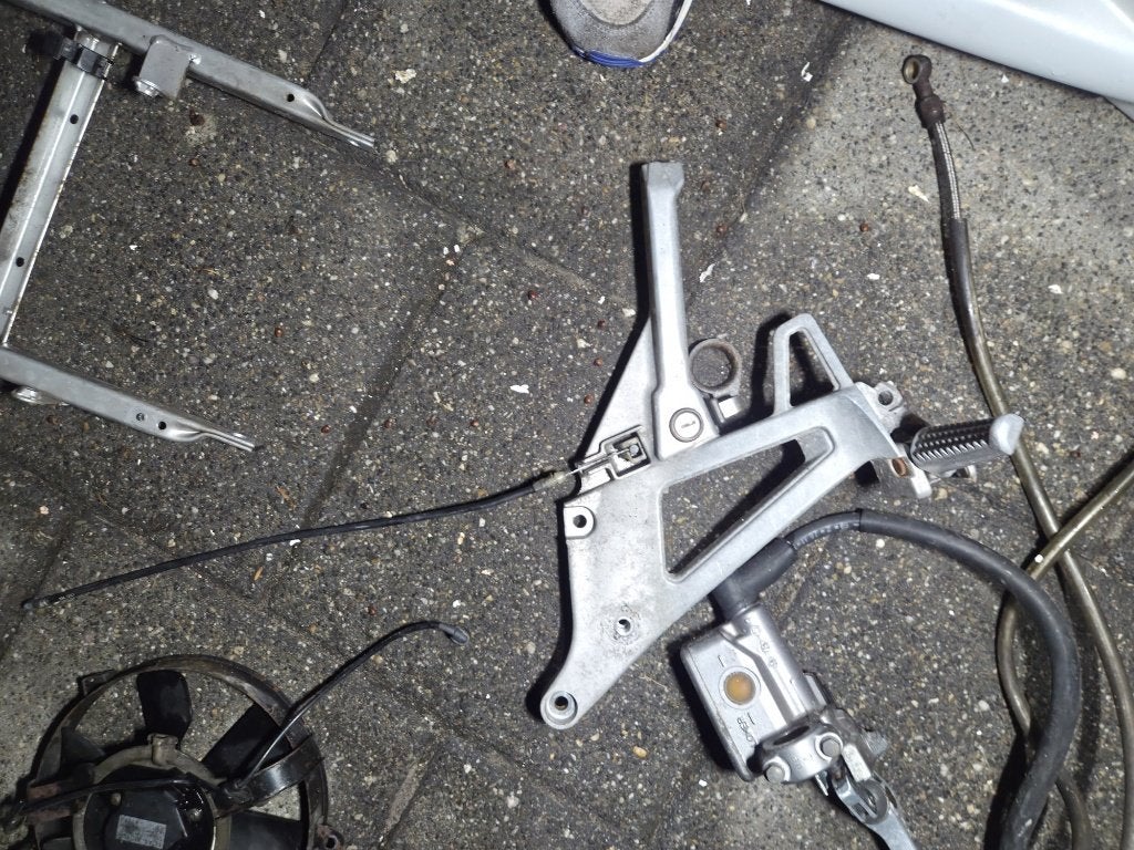 Honda VFR 750 F RC36-1 Zadelslot met kabel en sleutel, Ophalen of Verzenden