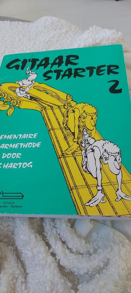Gitaarstarter deel 2  lesboek voor gitaar cees Hartog, Muziek en Instrumenten, Bladmuziek, Basgitaar, Gebruikt, Overige genres