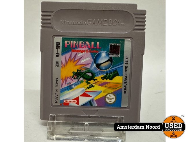 Nintendo GameBoy Pinbal Revenge Of The Carbon, Nintendo, Gebruikt, Support@nintendo.com, 11-1 Hokotate-cho, Kamitoba, Minami-ku
Kyoto 601-8501
Japan
