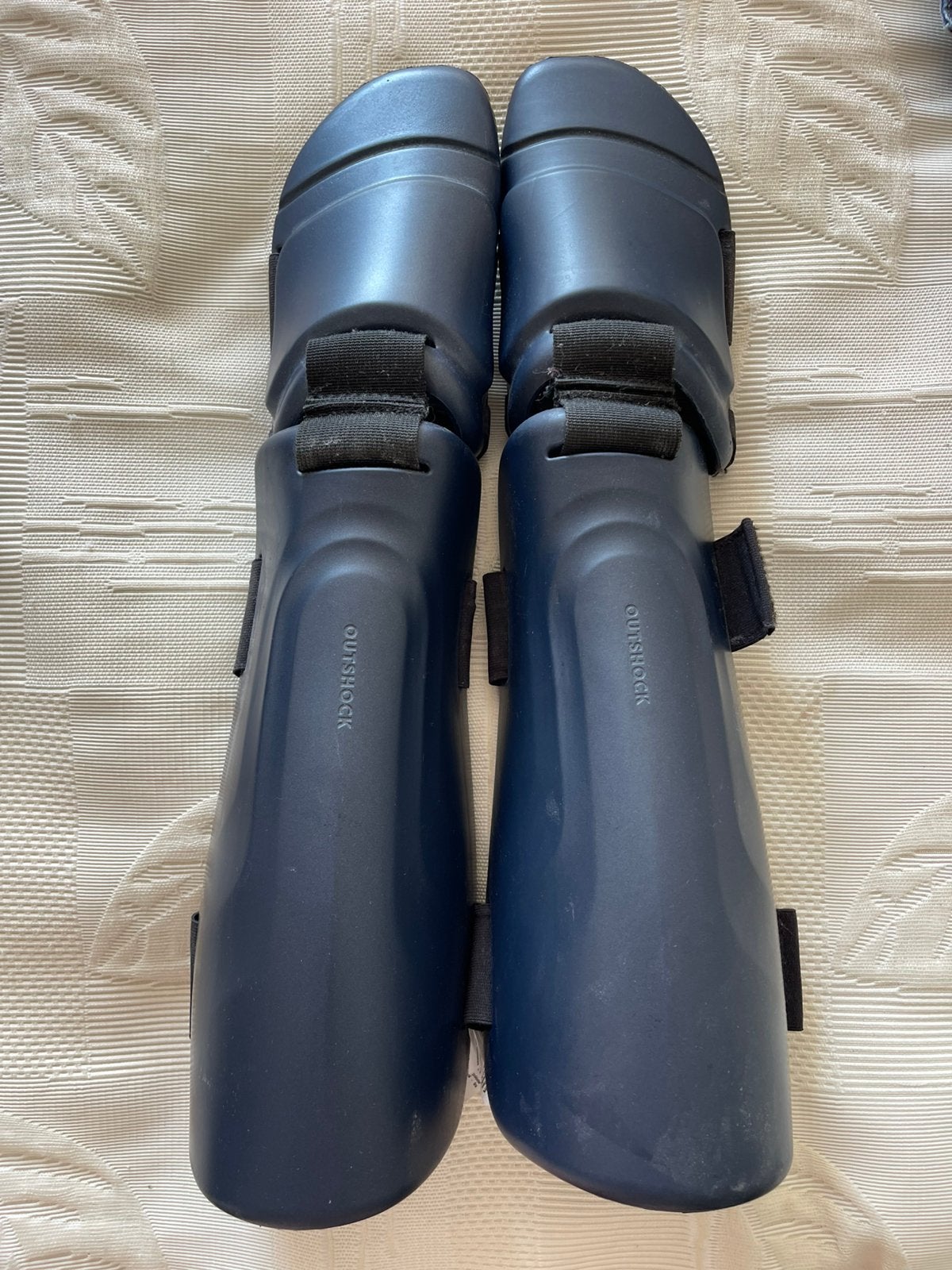 Decathlon scheenbeschermers kickboksen kind maat M, Sport en Fitness, Vechtsporten en Zelfverdediging, Maat XS of kleiner, Ophalen of Verzenden
