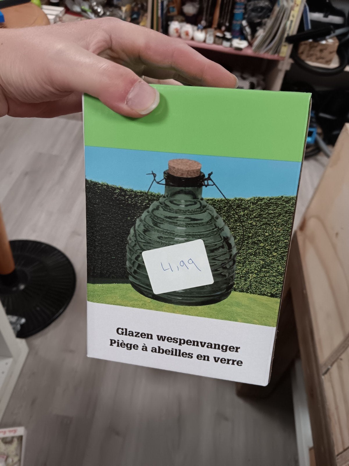 Glazen wespenvanger - Nieuw in doos, Tuin en Terras, Ophalen of Verzenden, A, A, A
