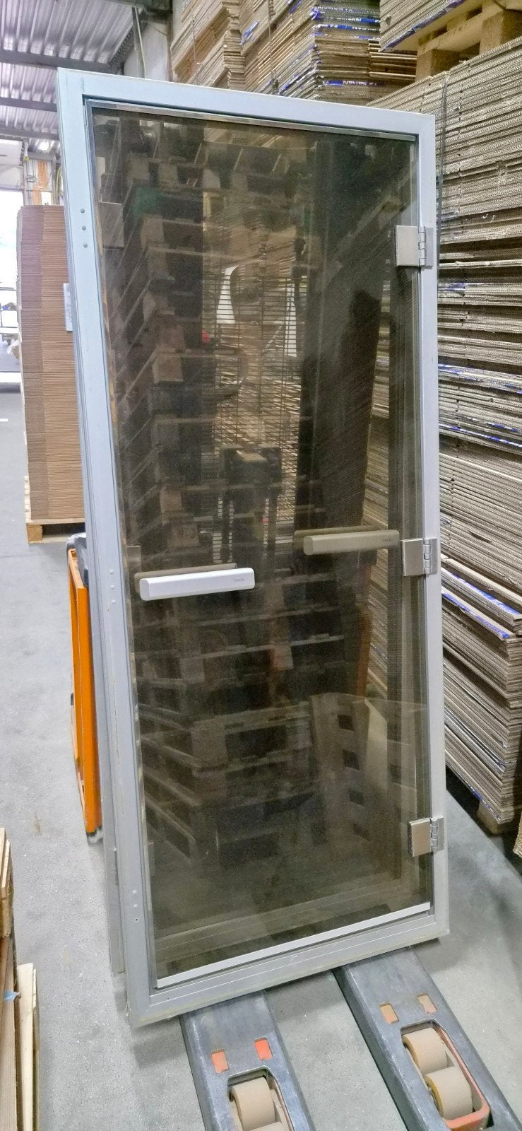 Tylo Saunadeur met getint glas en aluminium frame, Ophalen, Gebruikt, Minder dan 80 cm, Overige typen