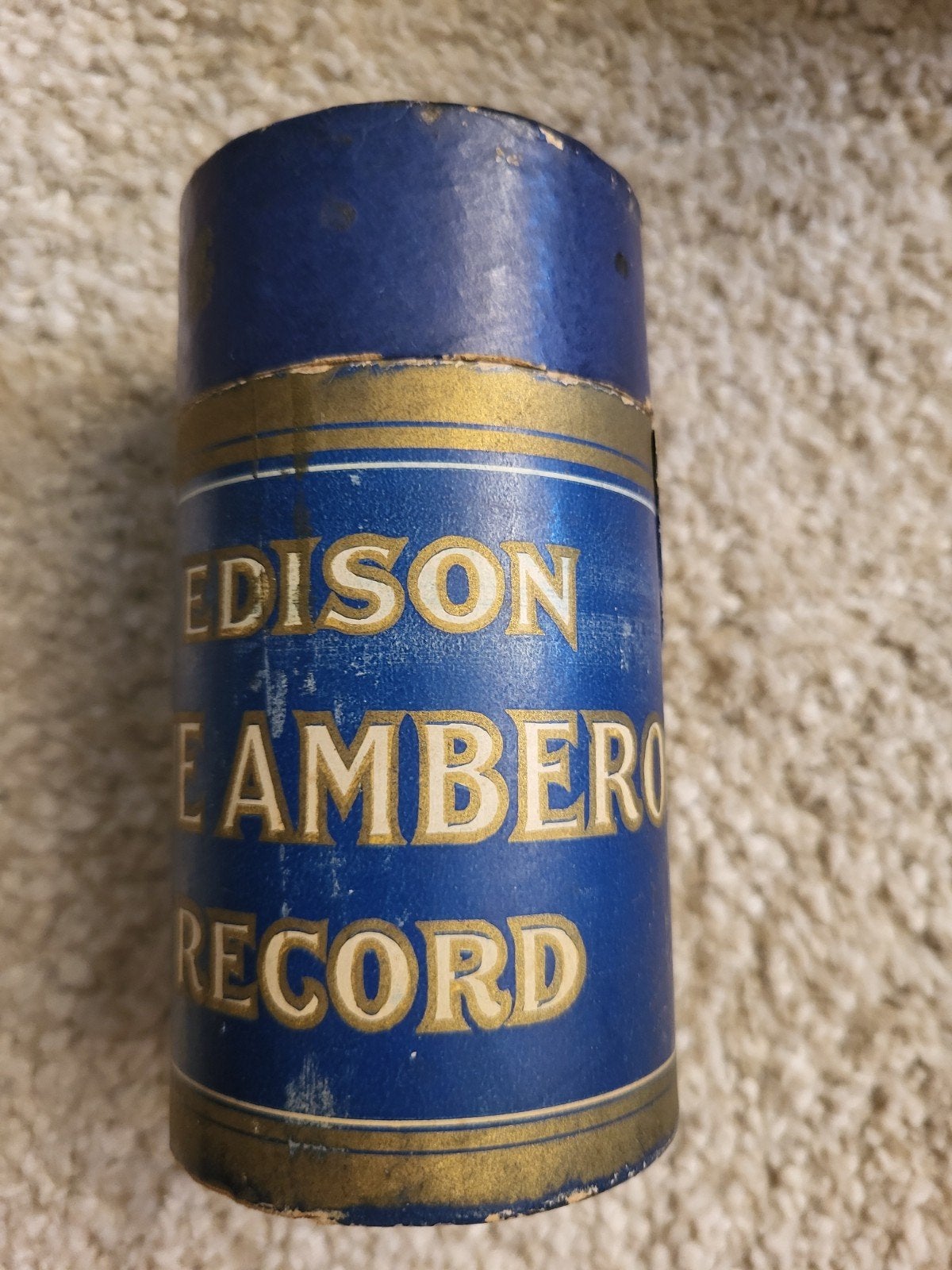 Edison Blue Amberol Record - 'Italian Army March', Ophalen of Verzenden