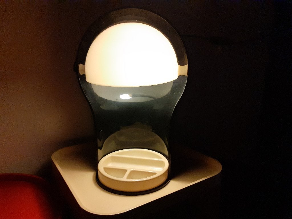 Artemide telegone jaren 70 space age design Vico Magistretti, Huis en Inrichting, Overige merken, Gebruikt, ?, Bruin