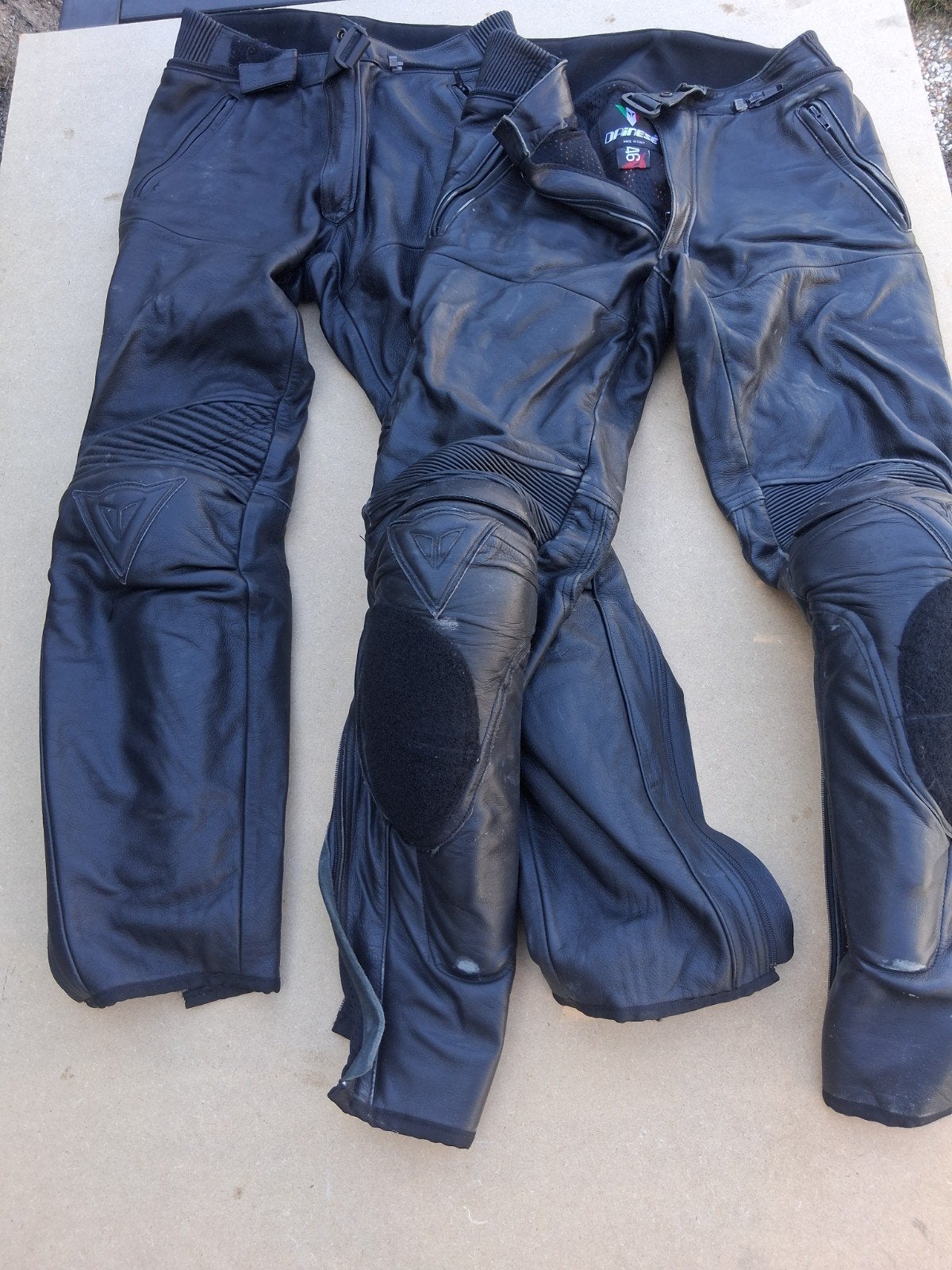 Dainese leren motorbroek Maat 46 - Zwart, Tweedehands, Ophalen, Dainese, Broek | leer, Heren
