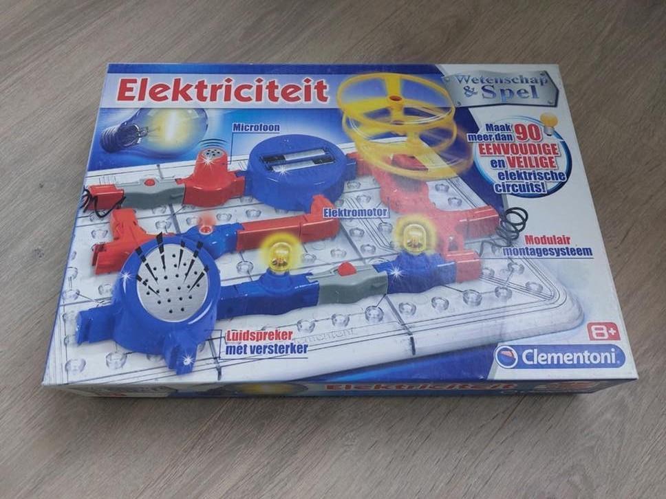 Clementoni Wetenschap & Spel Elektradoos, Ophalen, Gebruikt, Elektronica, Met licht