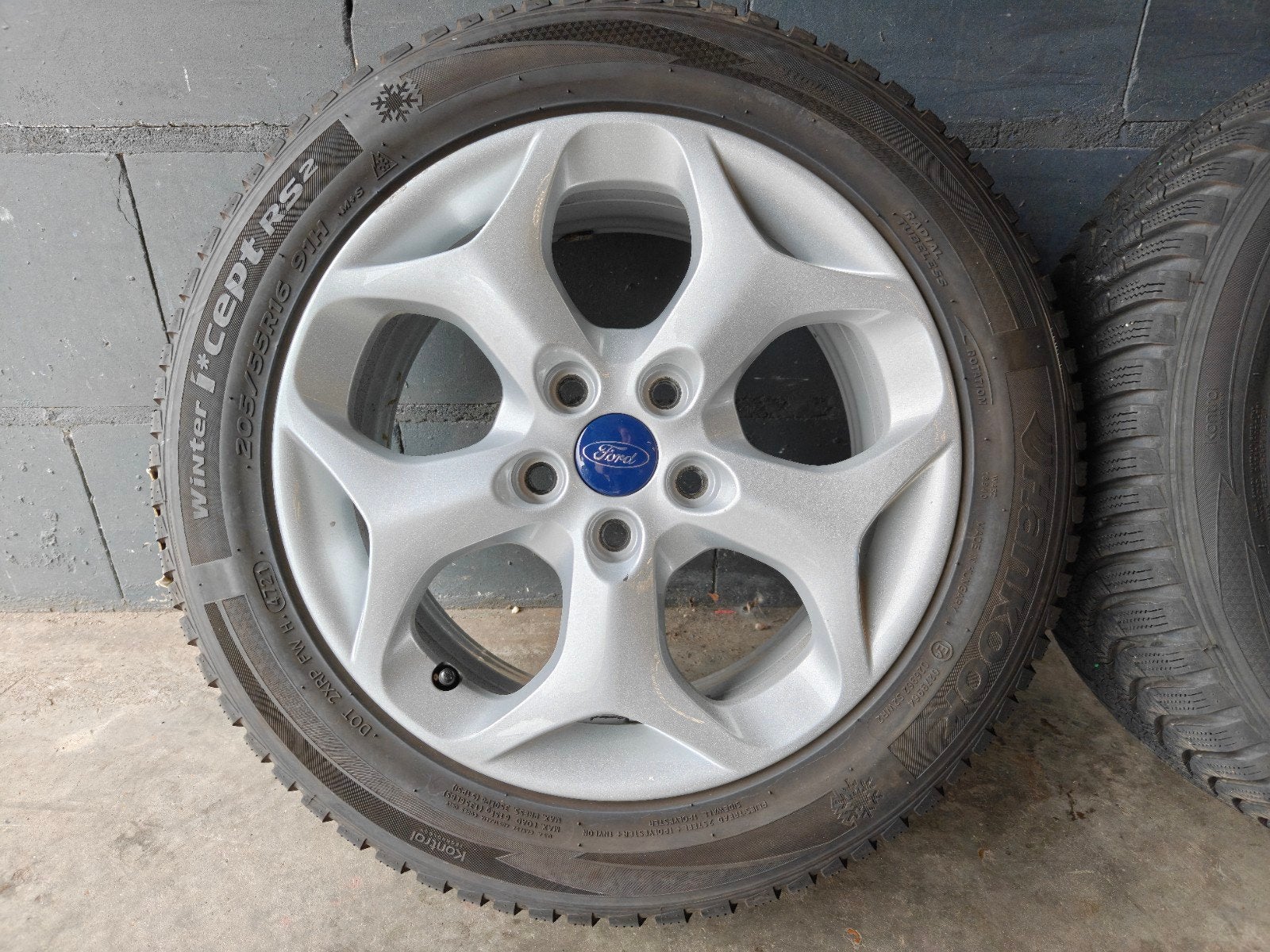 16" Originele Ford Focus Winterset Hankook, Gebruikt, Banden en Velgen, Onbekend, Onbekend
