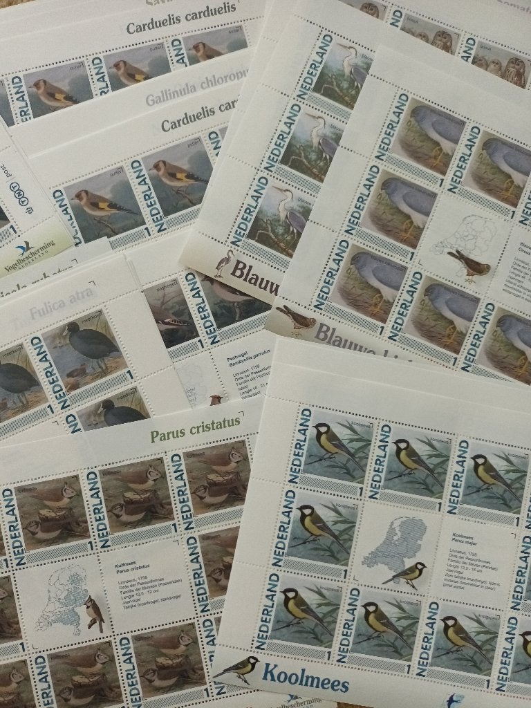 Frankeerzegels tarief 1 Vogels in velletjes van 10 > Kijk !, Verzenden, Na 1940, Postfris