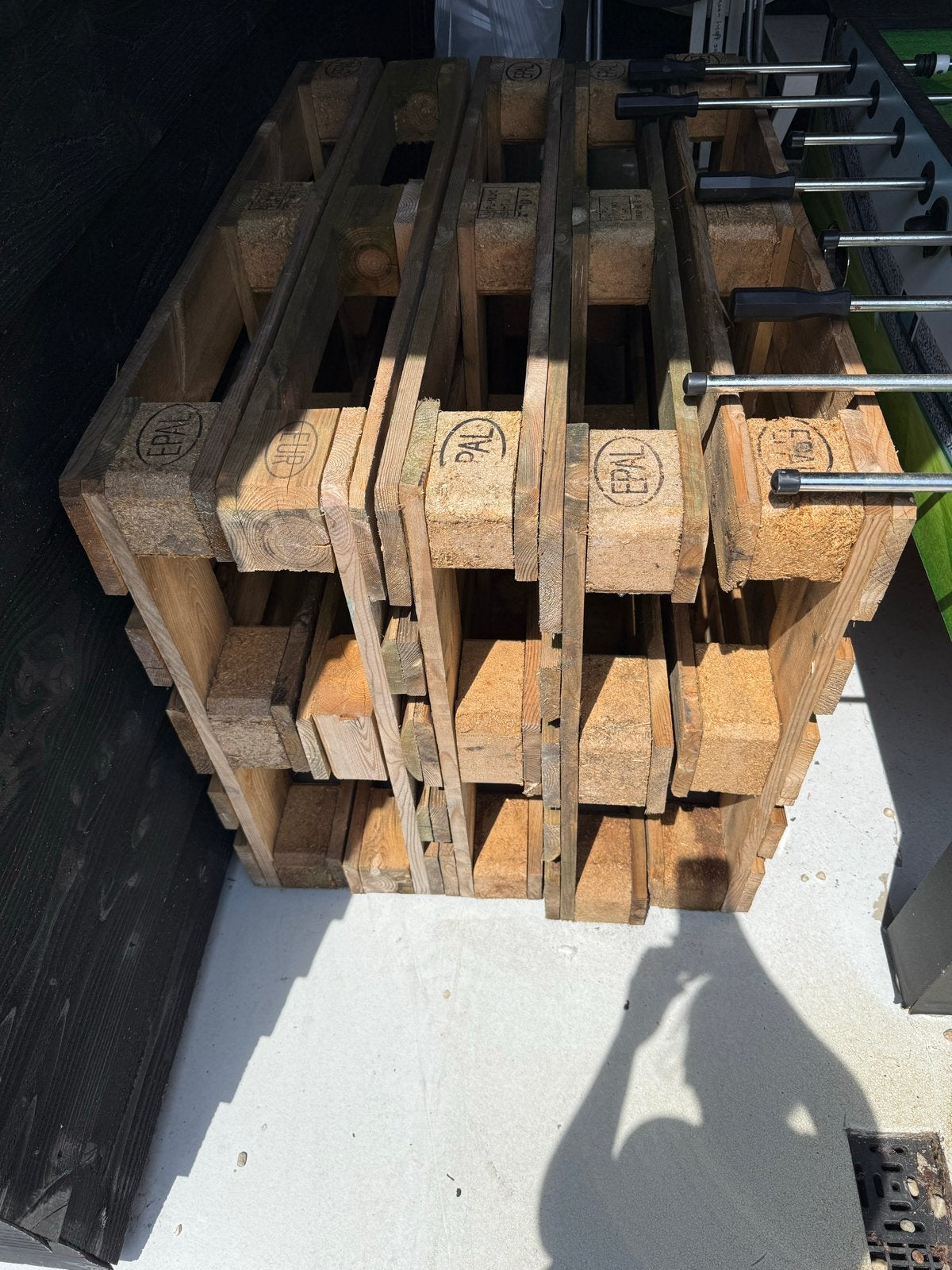 Europallets 120x80 cm, Ophalen, Zo goed als nieuw, Pallet, Minder dan 200 cm