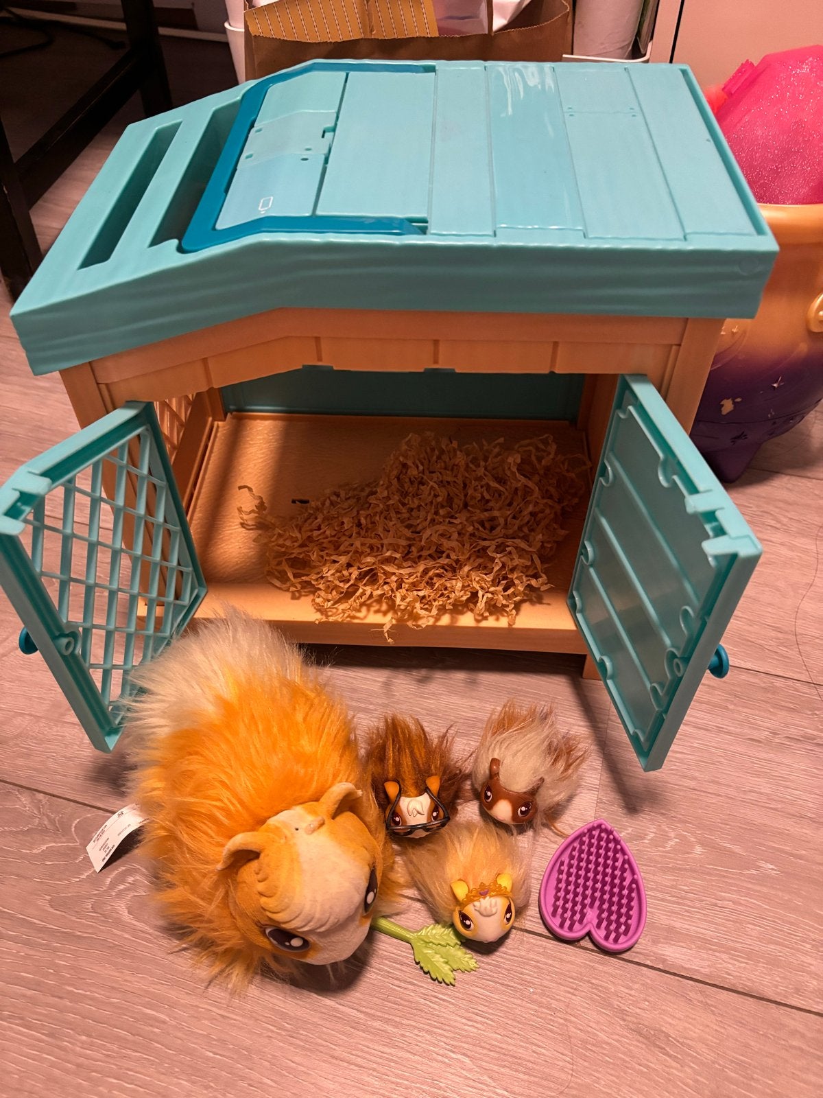 Little Live Pets cavia's met hok en accessoires, Ophalen of Verzenden, Gebruikt, Jongen of Meisje