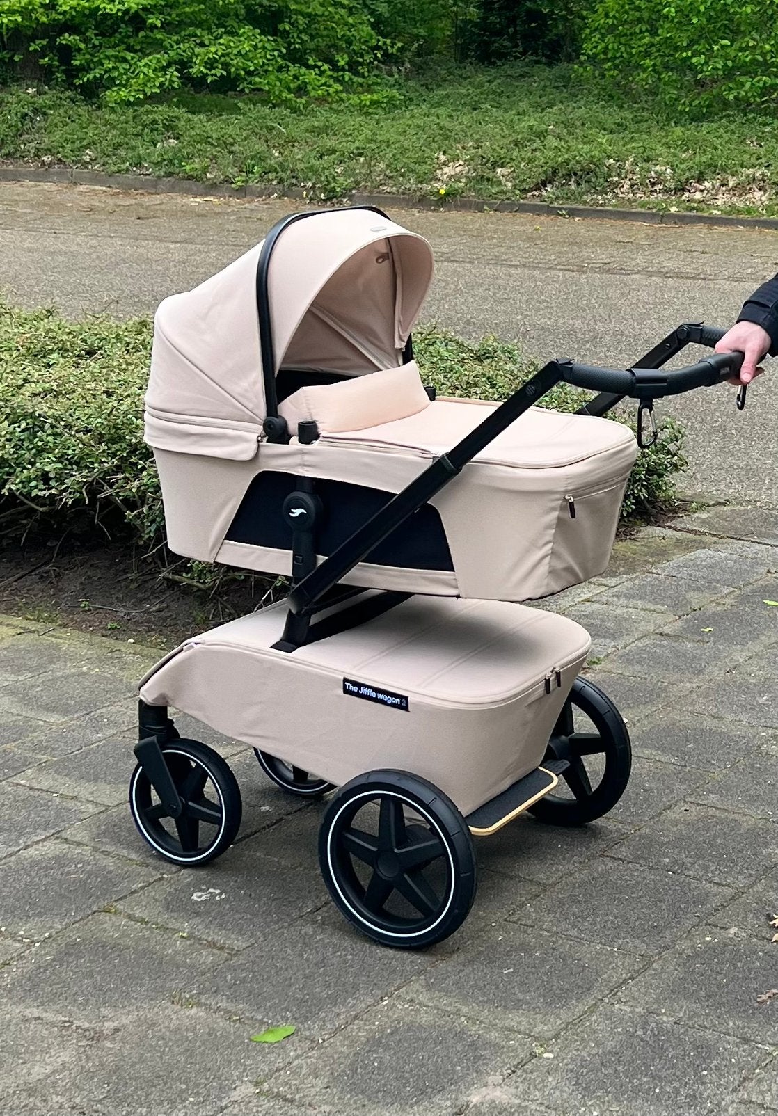 The Jiffle Wagon 2 Clay - Kinderwagen, Duowagen, Bolderkar!, Duowagen, Zo goed als nieuw, Combiwagen, Ophalen
