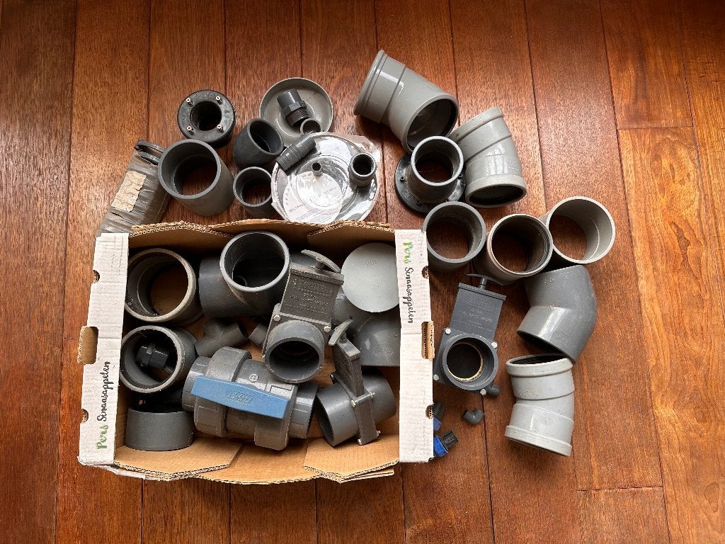 PVC Schuifafsluiters, koppelingen, kogelkranen, hulpstukken, Ophalen, Overige typen