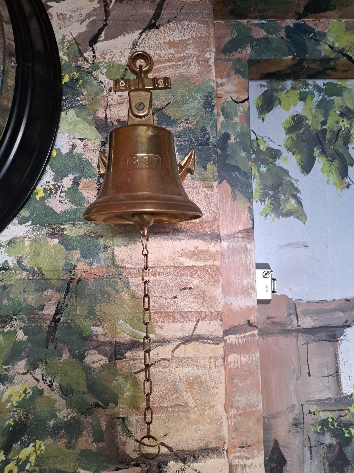 Originele massief koperen scheepsbel uit 1827, Antiek en Kunst, Antiek | Koper en Brons, Ophalen of Verzenden