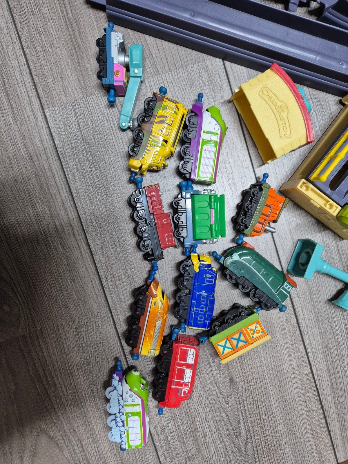 chuggington treintjes+rails, Ophalen