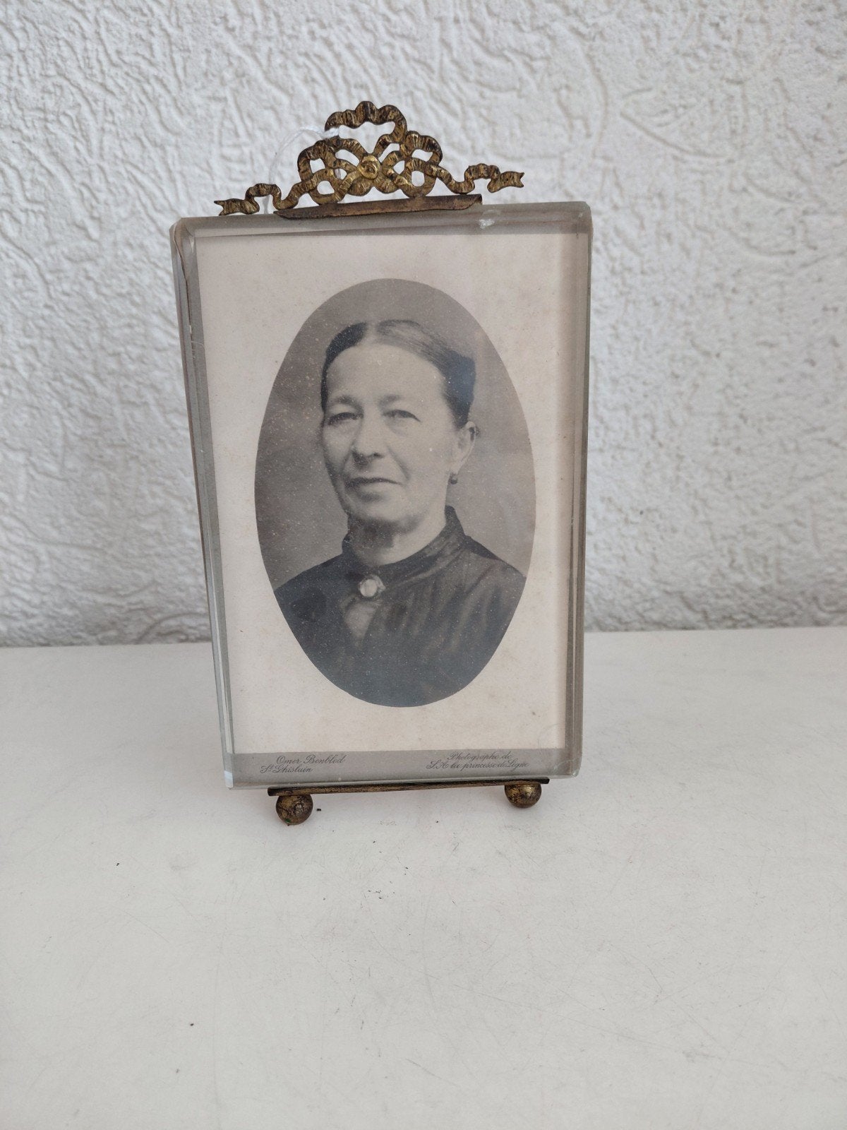 grote antieke fotokader, Ophalen of Verzenden