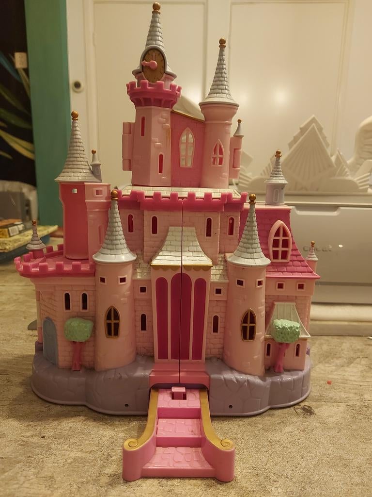 Vintage Disney Assepoester Kasteel Poppenhuis, Kinderen en Baby's, Speelgoed | Poppenhuizen, Gebruikt, Poppenhuis, Ophalen of Verzenden