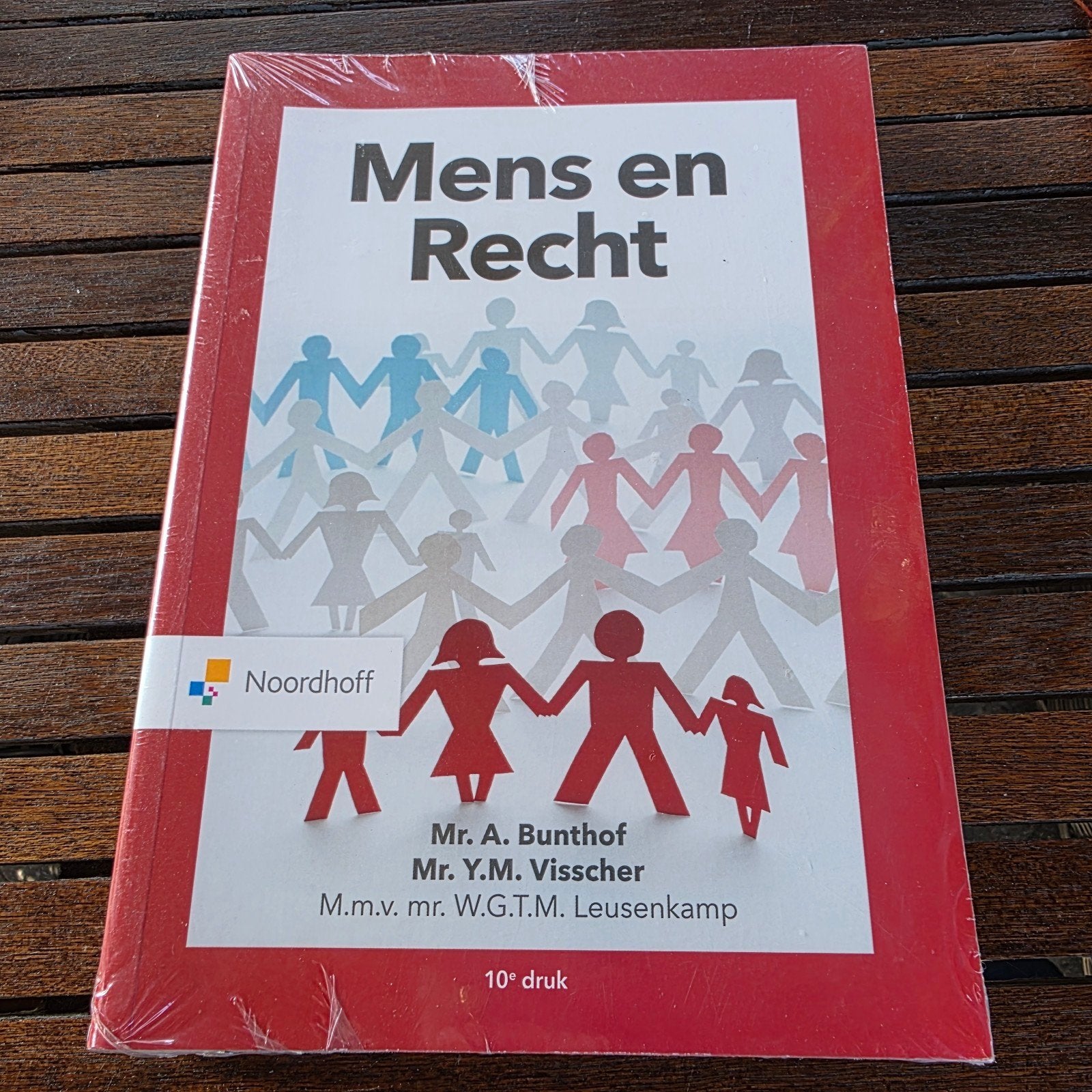 Mens en Recht - 10e druk - Nieuw in folie, Nieuw, Gamma, Mr. A. Bunthof, Mr. Y.M. Visscher, mr. W.G.T.M. Leusenkamp, HBO