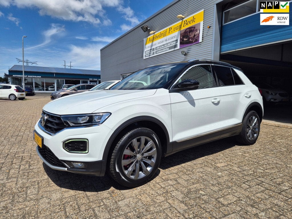 Volkswagen T-Roc 1.0 TSI Sport 85Kw / 115Pk, Auto's, Volkswagen, Voorwielaandrijving, Gebruikt, Wit, Origineel Nederlands