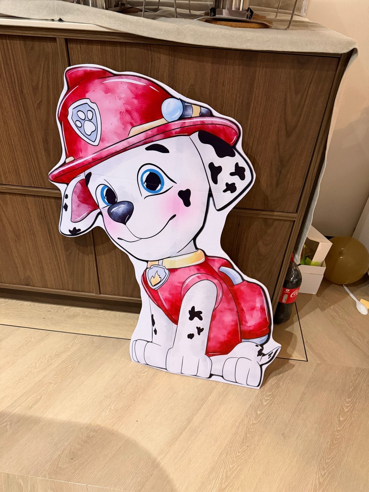 Paw Patrol Marshall Kartonnen Standbeeld Decoratie, Ophalen of Verzenden, Zo goed als nieuw