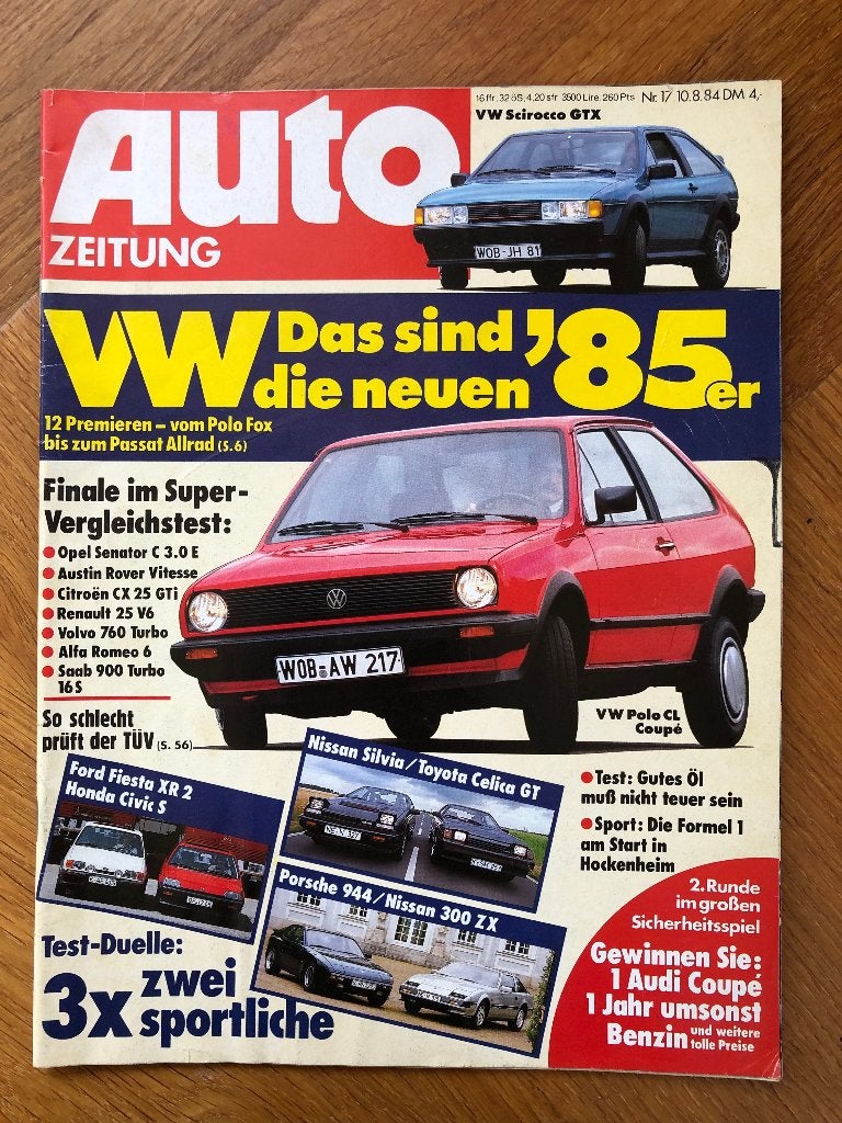 Auto Zeitung nr. 17 1984 *, Verzenden, Nieuw, Auto Zeitung, Algemeen